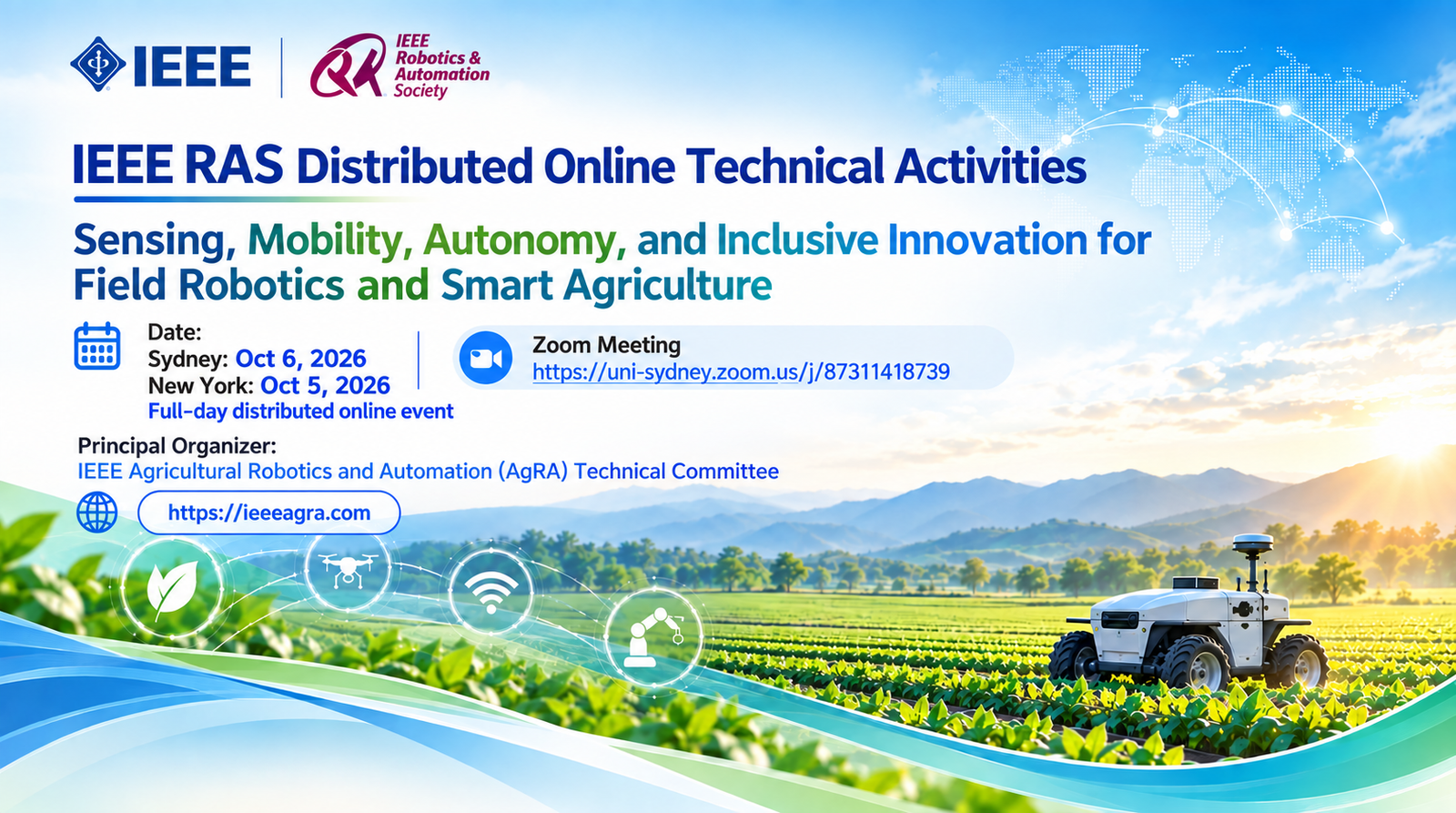 IEEE RAS Distributed Online Technical Activities